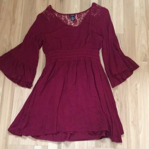 Maroon dress